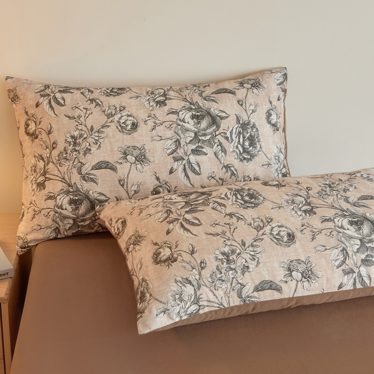 Retro estilo algodón molido cuatro piezas A clase madre-invierno engrosado cuatro piezas 100 sábanas cuatro piezas