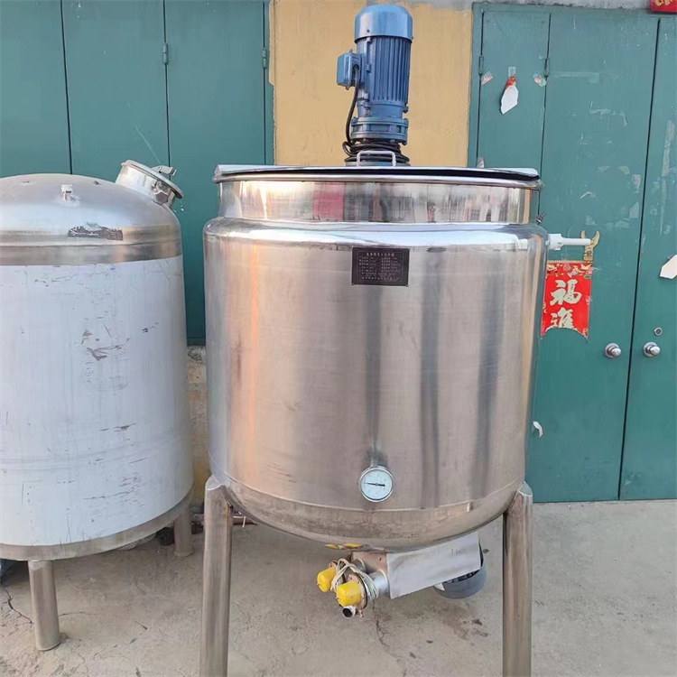 二手电加热搅拌罐 不锈钢保温常压容器 双电机分散剪切乳化罐盛源