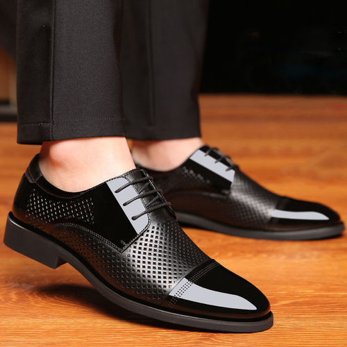 [Genuine leather cowhide] Genuine men's leather shoes, business genuine leather casual men's shoes, non-slip soft sole, middle-aged and old father shoes