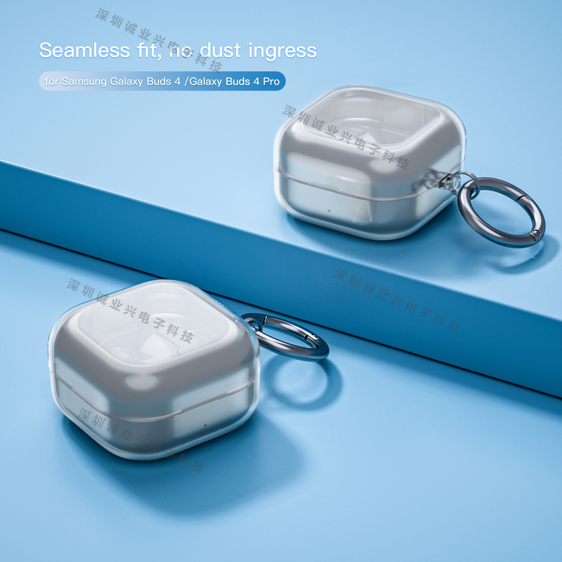 Estuche para auriculares Buds3 FE/Buds2/live de alta transparencia, compatible con Samsung Galaxy Buds4 Pro, funda protectora.