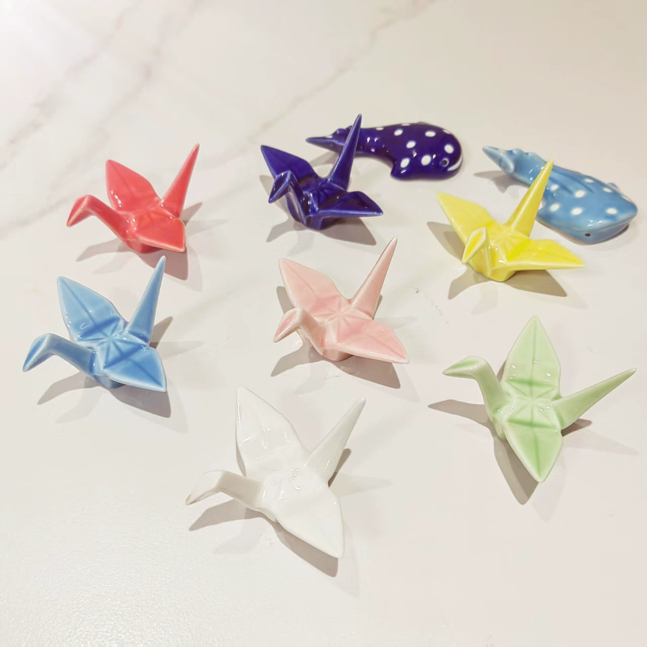 Керамическая полка для палочек для еды в японском стиле