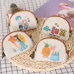Wholesale Creative Mini Wallet for Women, Key and Coin Purse, Cartoon Student Small Fabric Bag