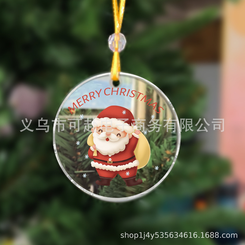 現物クロスボーダー透明アクリルクリスマスクリスマスツリー装飾家庭装飾装飾装飾装飾置物|undefined
