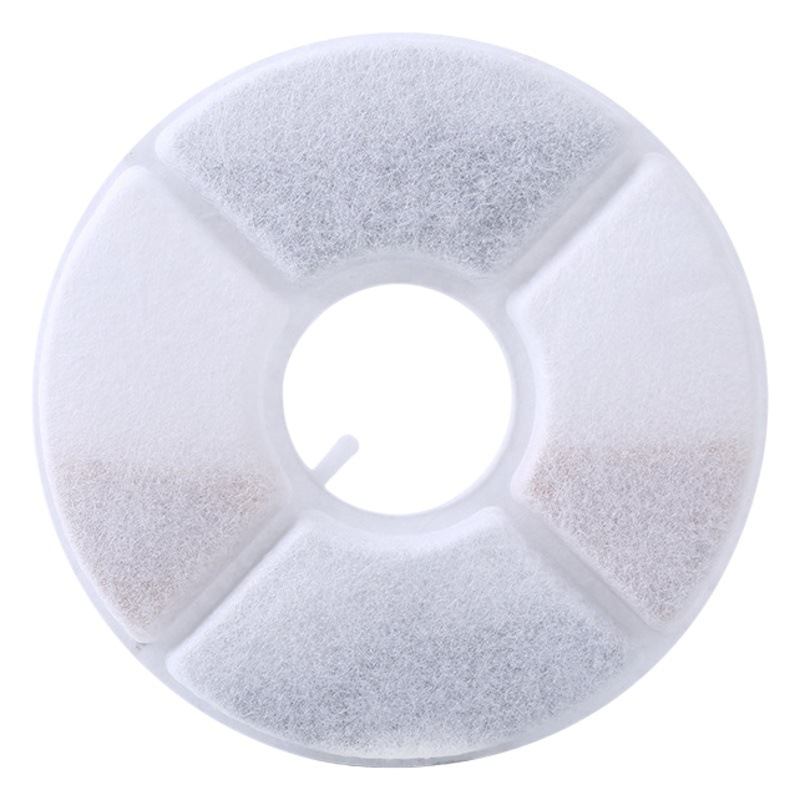 Elemento de filtro de carbón activado de resina de algodón Elemento de filtro de dispensador de agua para mascotas exclusivo transfronterizo