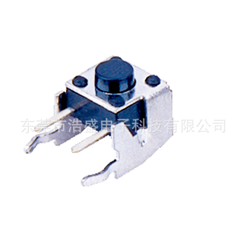 厂家生产轻触开关6*6*5耐高温 支架按键开关6*6*5H现货