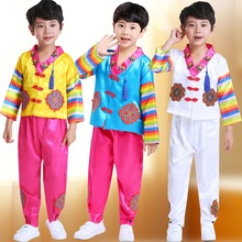 新款男童韩服朝鲜族韩国六一儿童韩服男童表演服装朝鲜族民族服装