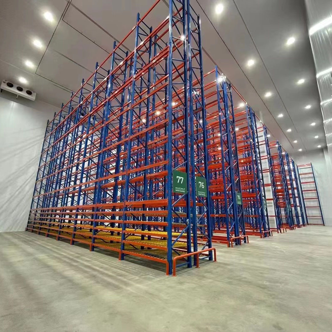 青岛冷库货架源头厂家 拆装简易 材料屈服强度大 每层承重可达5吨