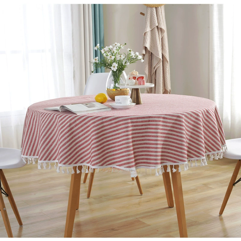 乐轩秀 Nordic Simple Bamboo Jie Ji Ji Ji Sittic Flum Circular Tablecloth wholesale INS Windmuta Maitai Flat Cover