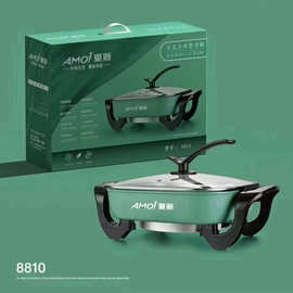 夏新双管电方锅家用多功能一体四方锅电火锅 韩式料理锅 礼品批发