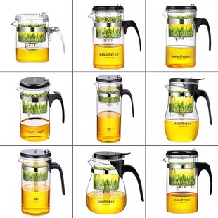 Jinzao Piaoyi Cup TP-757 Teapot Tea Separation Filter Teapot Tea Maker High Temperature Resistant Glass Tea Cup Tea