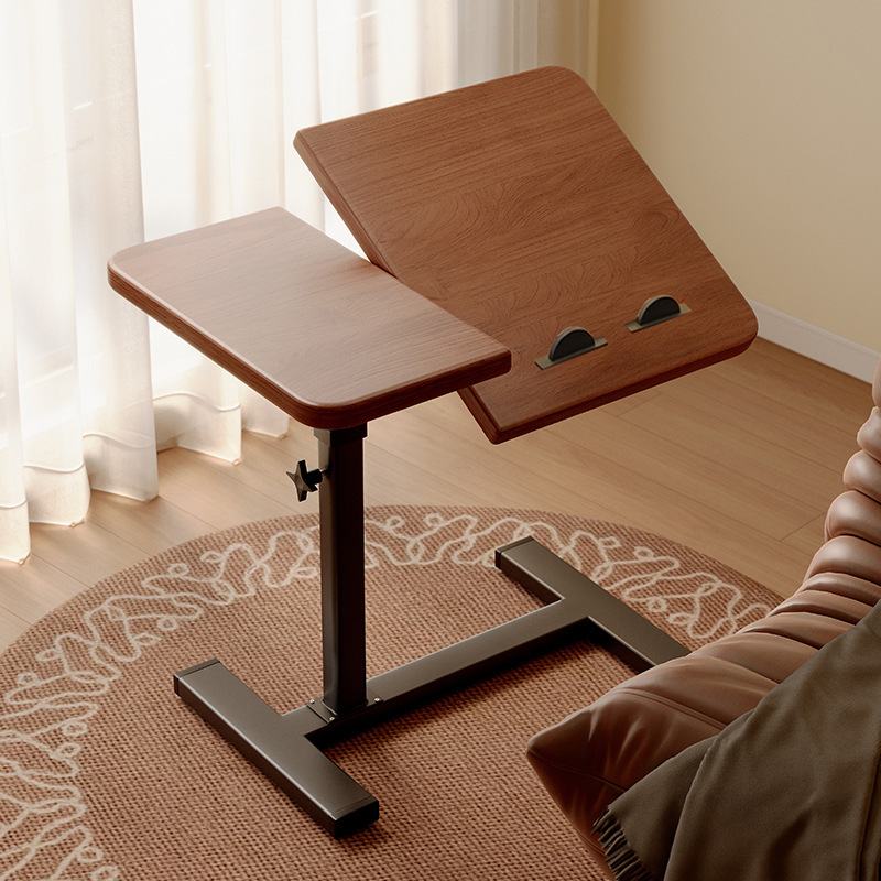 Bedside Table Laptop Table Floor-Standing Rotating Table Bedroom Small Apartment Bedside Mobile Lift Bedside Small Table