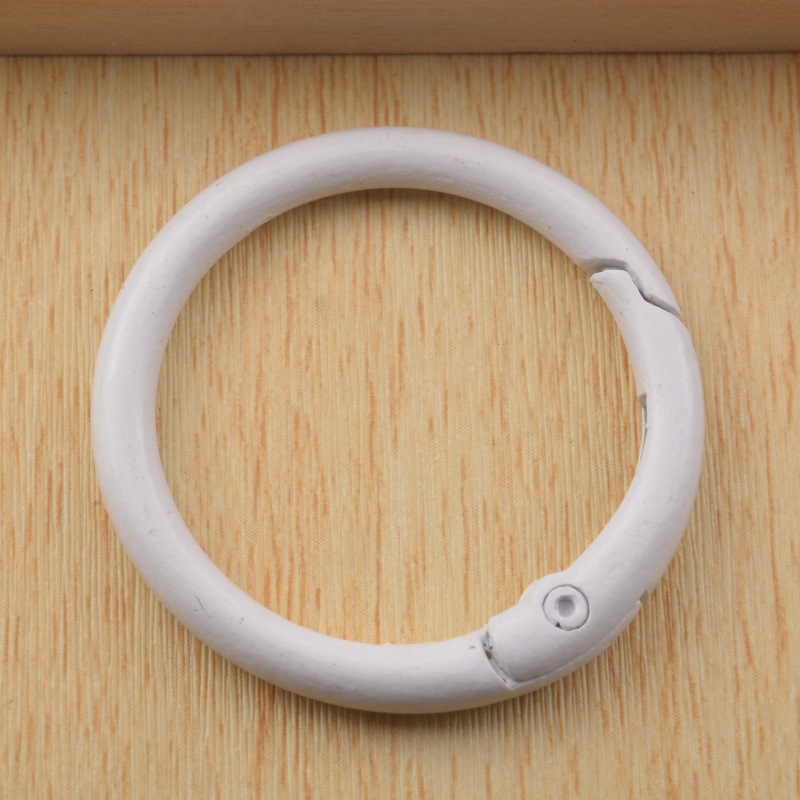 工場直販カラー塗装亜鉛合金スプリングコイル 33 ミリメートルスプリングコイル diy ペンダントキーホルダーアクセサリースプリング