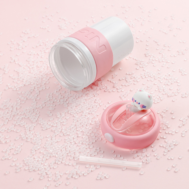 Taza de agua de oficina Taza de paja creativa de doble capa de aislamiento térmico de alta apariencia de gran capacidad de vidrio Ceremonia de Apertura taza de regalo