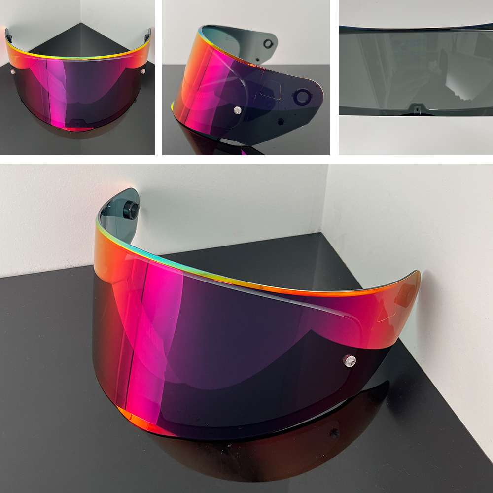 Ff320 Electroplated Helmet Lenses Are Suitable for Ff328, Ff353, Ff800 Full-Face Helmets, Providing Sun Protection, Wind Protection, and Uv Protection