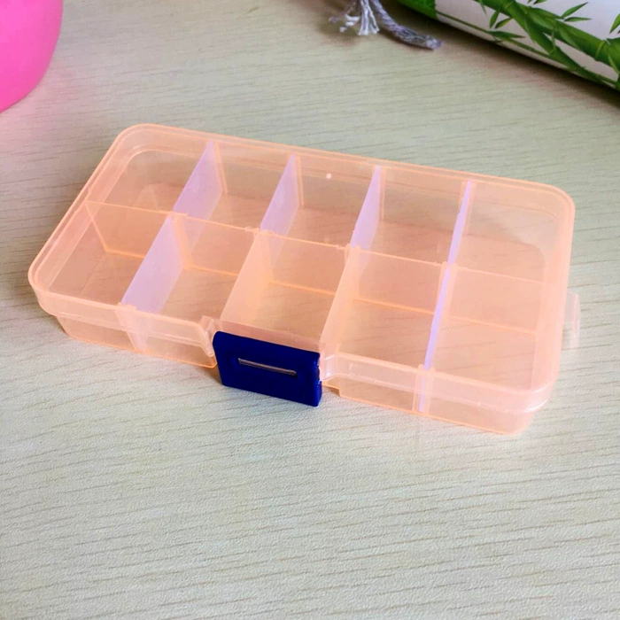 Detachable transparent handheld storage box, small storage system, accessory, 10 cells