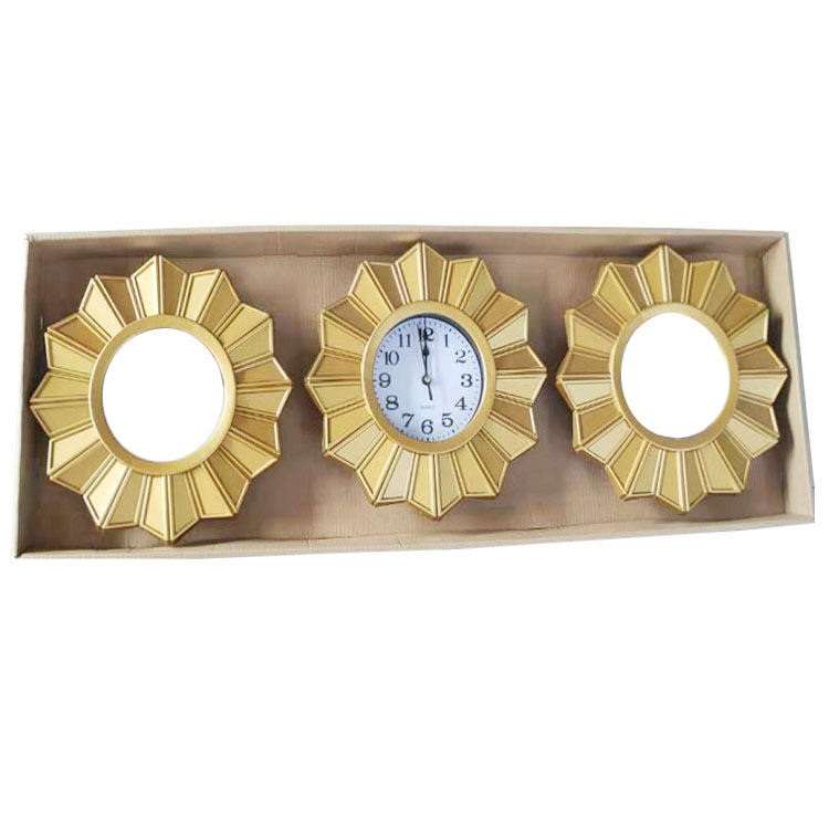 Reloj de pared nórdico para sala, reloj doméstico de fondo de sofá, diseño moderno simple/arte abstracto, reloj de pared triple