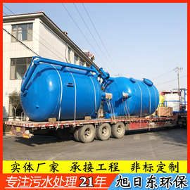 碳钢机械过滤器市政污水处理中水回用装置自动石英砂过滤罐