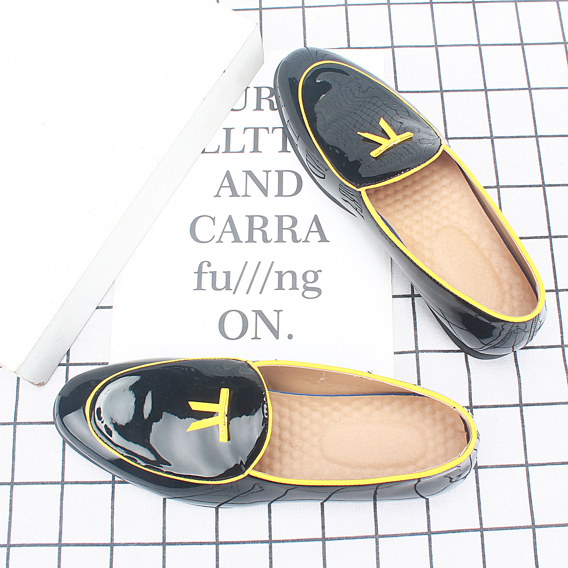 2023���¿��ͷƤЬһ�ŵŻ�ɫ��Ь�����Ь��Ƥ2219