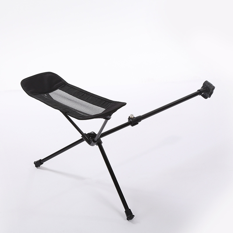 Outdoor folding chair moon chair pedal portable leisure retractable foot rest pedal aluminum alloy fishing chair wholesale