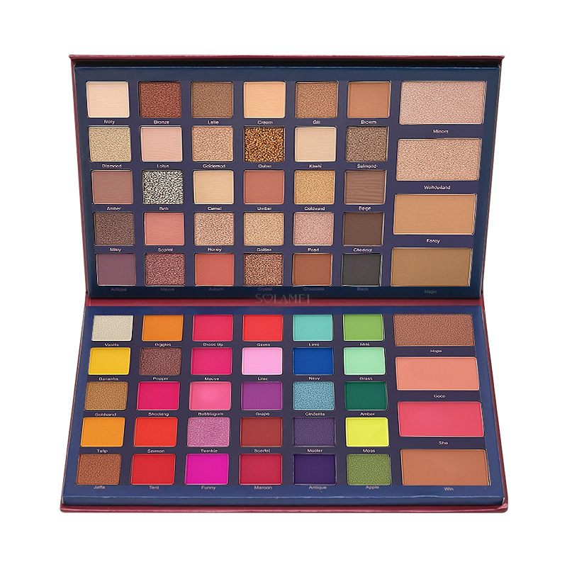 Capel 68-Color Contouring Highlighter Blush Eyeshadow All-In-One Palette Three-In-One Stage Makeup Colorful Multi-Functional Palette Eyeshadow Palette Capel 68-Color Contouring Highlighter Blush Eyeshadow All-In-One Palette Three-In-One Stage Makeup Colorful Multi-Functional Palette Eyeshadow Palette