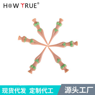 Factory hot selling golf nail bikini plastic four-color beauty ball tee swimsuit serve seat ball holder