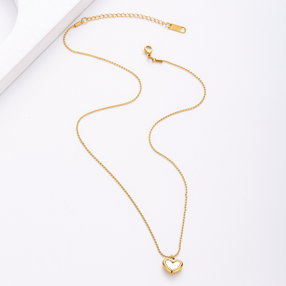 Fashion Heart Shape Copper Plating Pendant Necklace 1 Piece