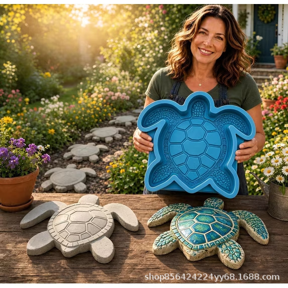 Ocean animal-shaped cement flowerpot mold, garden decoration DIY mold, turtle, whale, octopus, sea Ocean animal-shaped cement flowerpot mold, garden decoration DIY mold, turtle, whale, octopus, sea