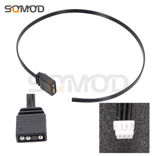 Yingzhong Super Ice Dragon Light Synchronization Line 1.25p Graphics RGB Light Bar Line Controller 3p to 5v3 Pin