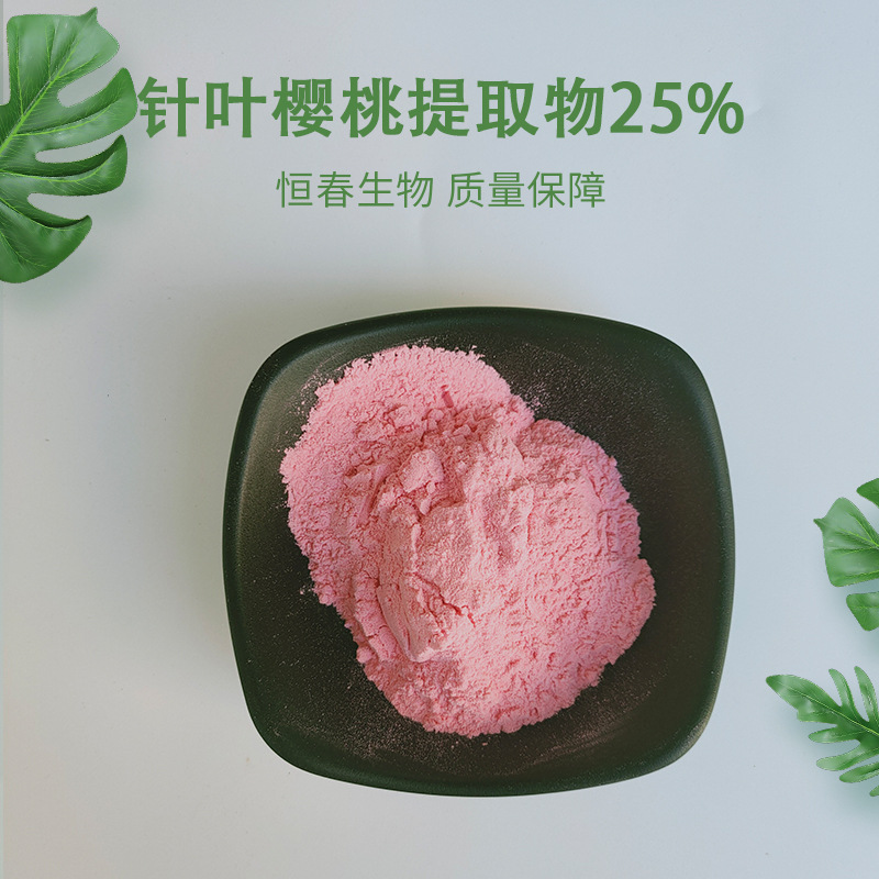 针叶樱桃提取物25% 针叶樱桃维生素C 恒春生物 樱桃果粉 现货供应