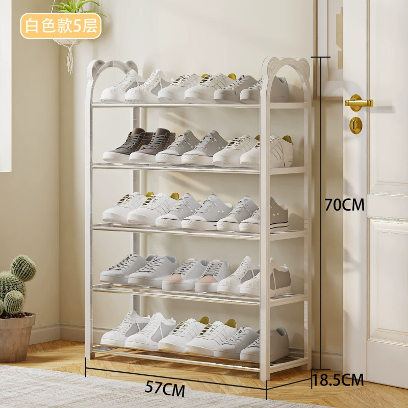 Simple shoe rack assembly multi-layer household shoe cabinet rental space-saving multi-functional shelf