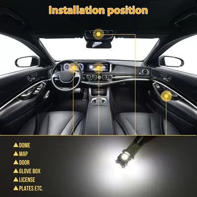 Roof Light T10 width light double tip