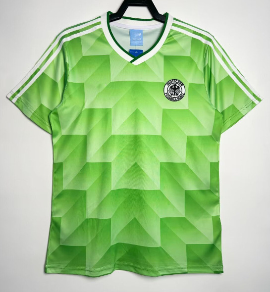 Camiseta de fútbol retro clásica versión nostálgica Brasil España México Alemania Serie transfronteriza Camiseta de una pieza