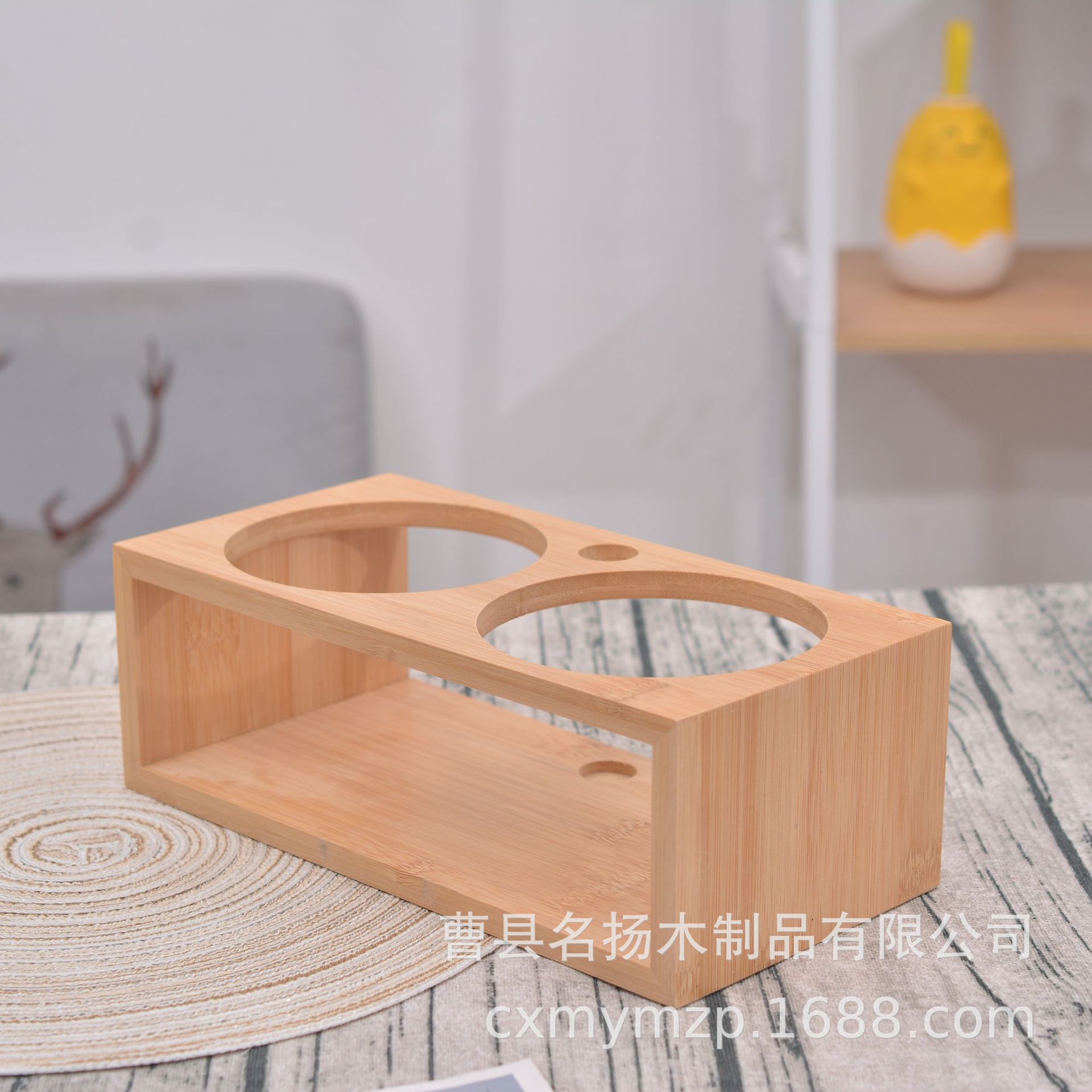대나무 유리병 보관 선반 거실 캐비닛 와인 진열대 원목 주방 조미료 보관 선반 원목 보관 선반