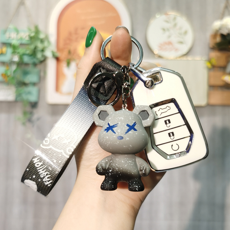 五十鈴D-MAX鑰匙套DMAX鑰匙殼牧遊俠MUX車鎖匙套智能搖控器保護包