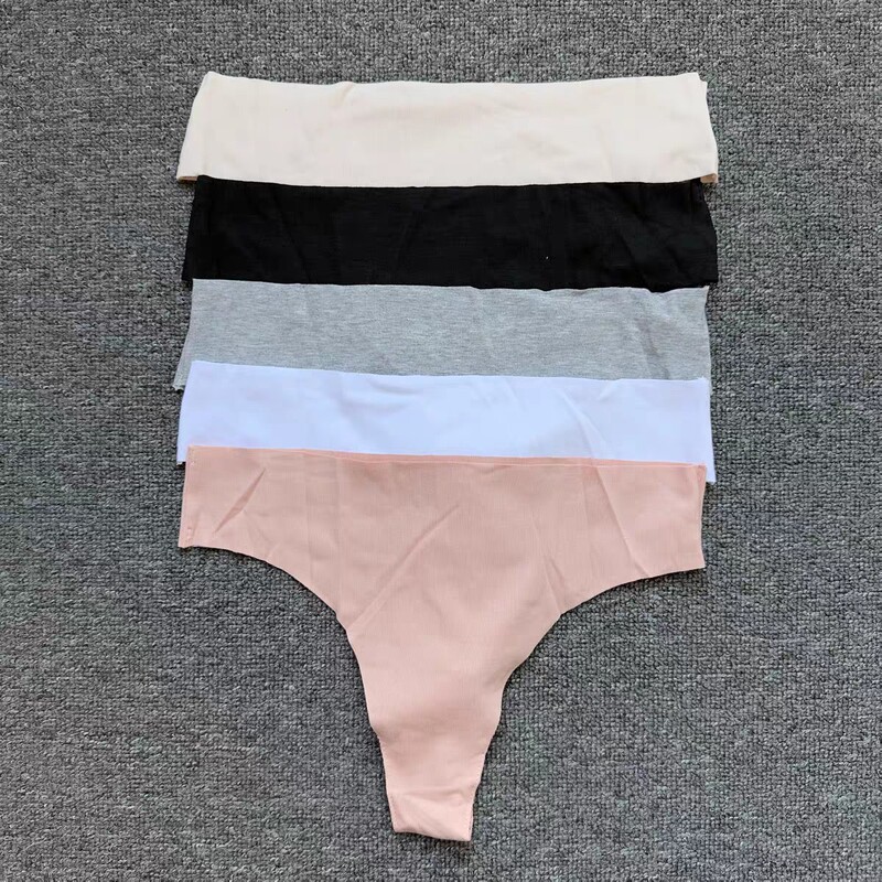 Foreign Trade Traceless G-string Women's Thin One-piece Sports Fitness Yoga Invisible Panties Sexy Cotton T-pants for Women