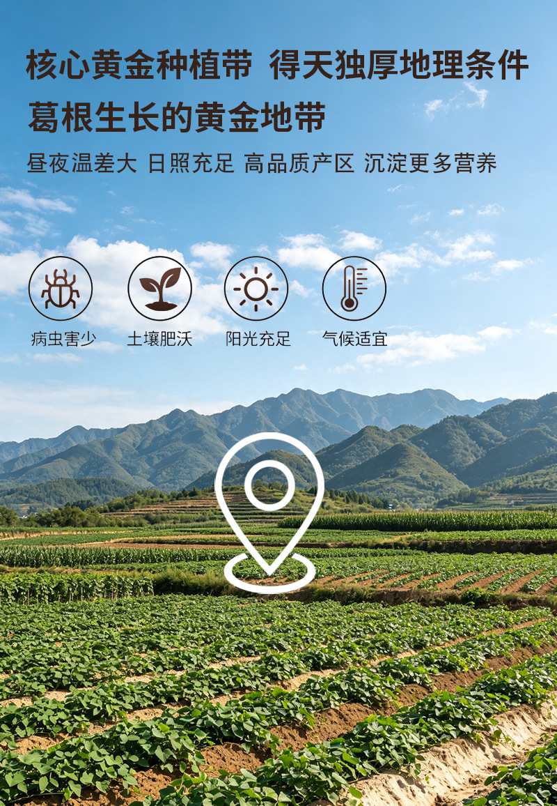 Cooked Kudzu Root Powder Granules Ge Gen Fen Pueraria lobata Instant Drink Mix 500g preparation