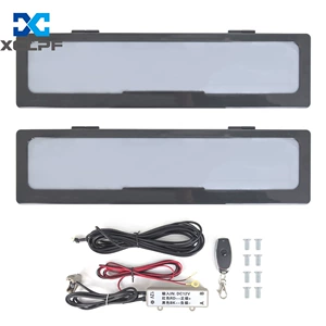 European Multifunctional License Plate Frame with Film EU Universal License Plate Frame Cigarette lighter Interface License Plate Frame EU License Plate Frame