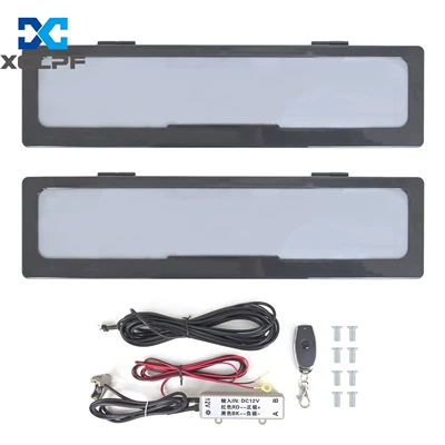 European Multifunctional License Plate Frame with Film EU Universal License Plate Frame Cigarette lighter Interface License Plate Frame EU License Plate Frame