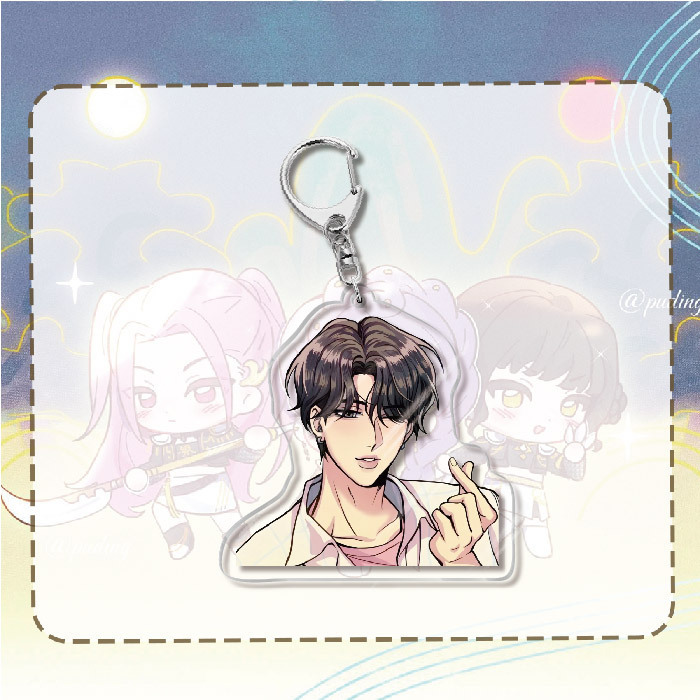 Kpop Demon Hunters猎魔女团亚克力钥匙扣挂件周边创意饰品礼品|undefined
