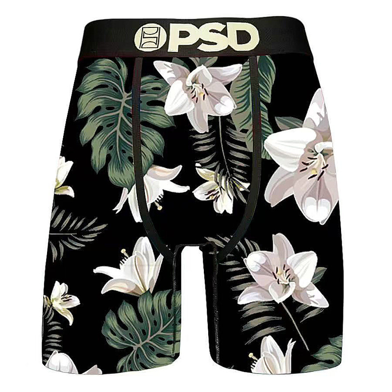 【国境を越えたホットスタイル】アメリカのトレンドブランド PSD メンズ下着 プリント スポーツ ランニング フィットネス ボクシング ボクサーブリーフ|undefined