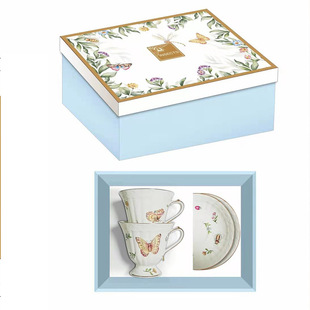 Gift Box Bee Goblet Strawberry Cup Matching Box Set Couple Gift-giving Enterprise Company Gift-giving Cup and Saucer Set