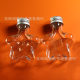 50ml star bottle plastic bottle cute mini creative bottle five-pointed star bottle transparent food grade PET with lid