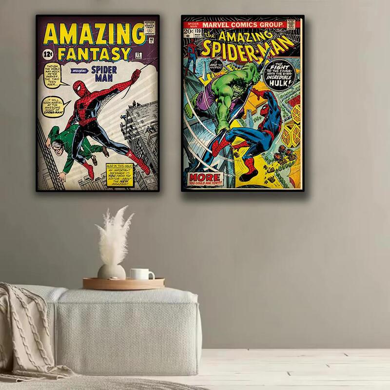 スーパーヒーローマーベルキャンバス絵画装飾絵画ポスター絵画コア速達temuアマゾン卸売販売|undefined