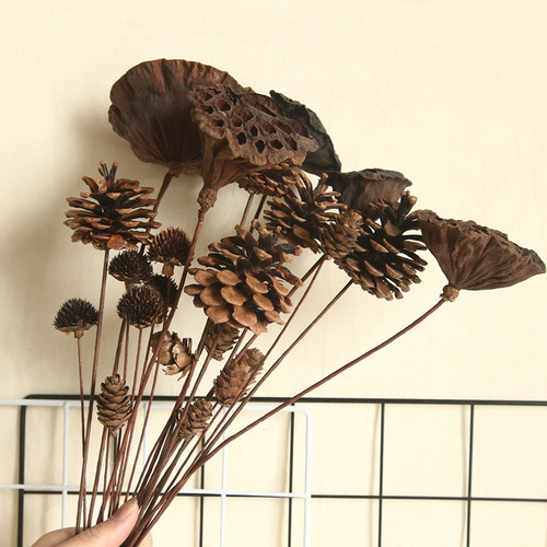 Natural Loose Pod Dried Flower Cotton Artificial Flower Manufacturer Home Decor Wedding Hand Bouquet Wall Plant Wall Artificial Flower