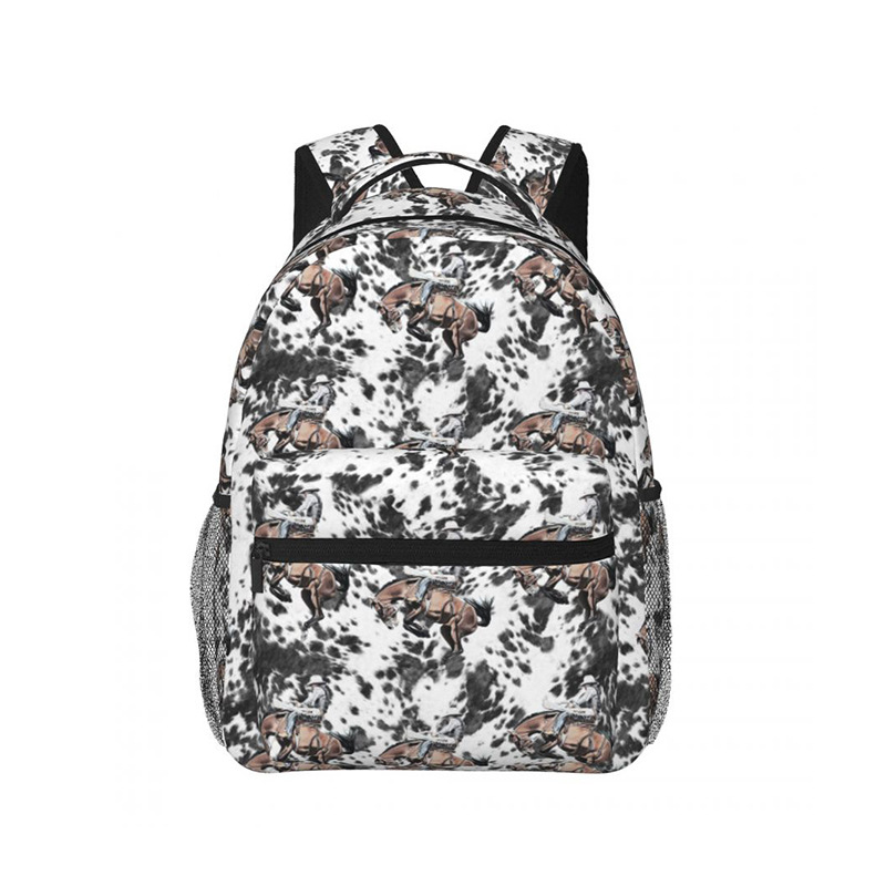 Mochila para estudiantes transfronterizos para hombres y mujeres, ligero y de gran capacidad, mochila escolar para estudiantes de primaria y secundaria, mochila de viaje y ocio con estampado personalizado