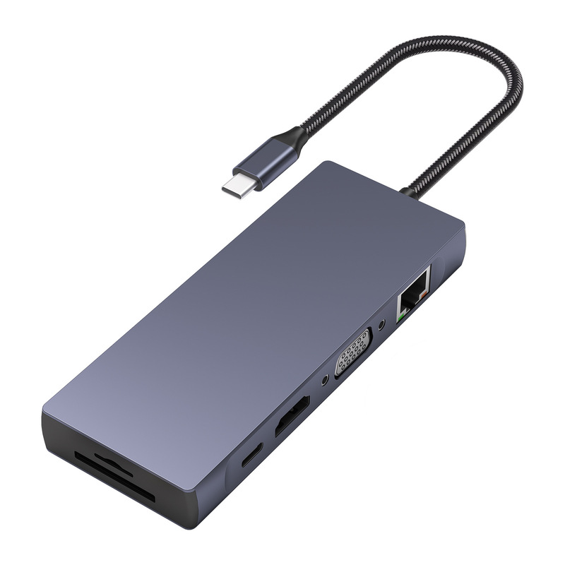 人気のスポット 10-in-1 type-c ドッキング ステーション USB ハブ ラップトップ コンバータ ドッキング ステーション|undefined