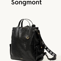 【现货】Songmont山下有松循迹双肩包复古植鞣皮电脑包背包手提包