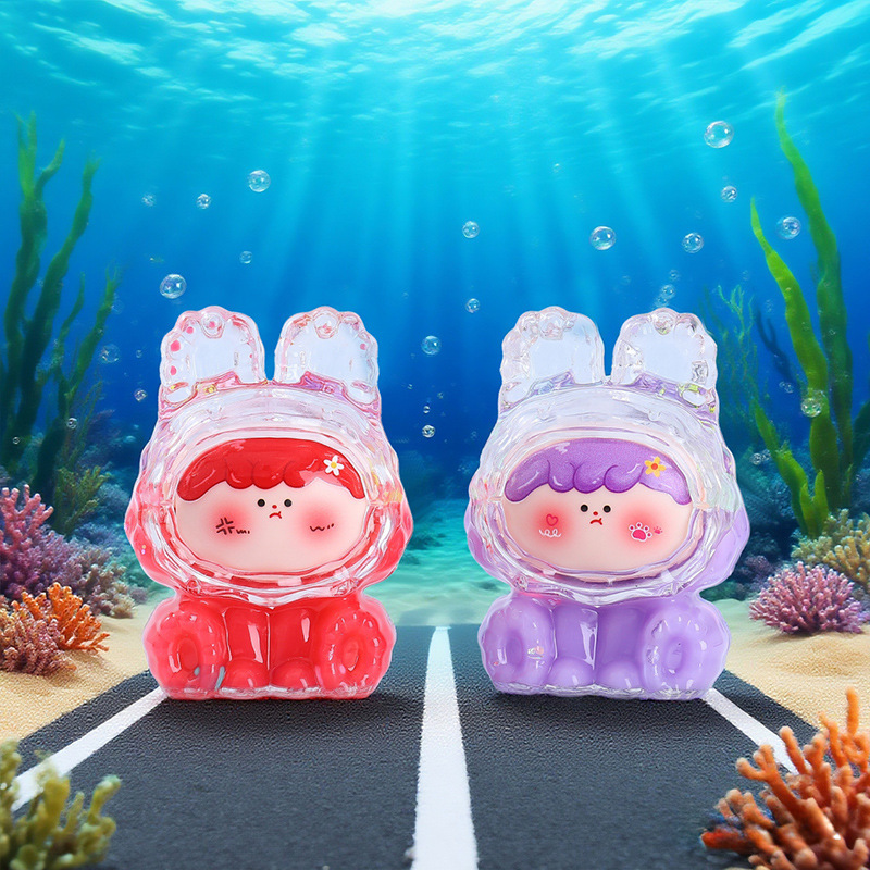 大きな天使の顔が変わる流砂シリーズブラインドボックスかわいい漫画かわいい装飾品車の装飾ギフト工場直販|undefined