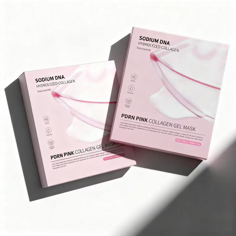 跨境PDRN PINK COLLAGEN GEL MASK粉色胶原蛋白面膜果冻分体面膜|undefined