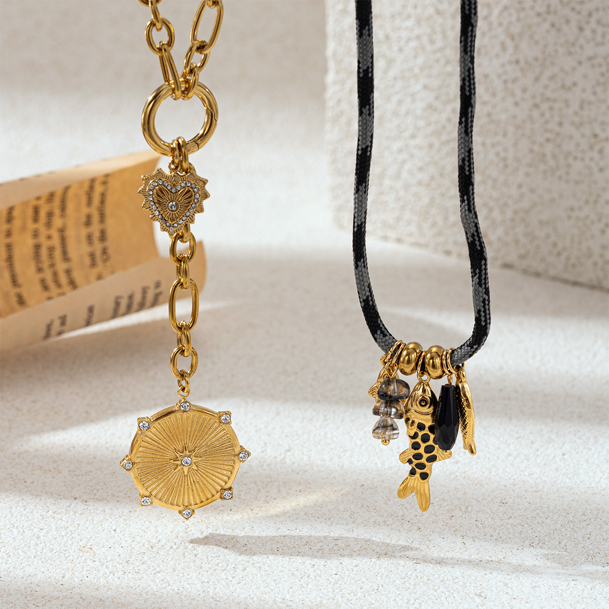Tiana estilo europeo y americano collar de acero inoxidable para mujeres no desvanecerse nicho de moda cadena de clavícula de acero de titanio joyería de venta caliente transfronteriza